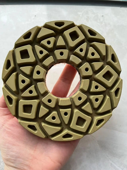 5Inch Diamond Floor Renew Wet/Dry Polishing Pad Metal Resin Pad For Grinding Stone Marble Granite Concrete Terrazzo Floor 10pcs