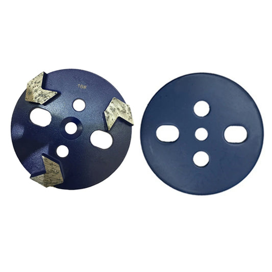 12PCS GD09 Hard Bond Arrow Segmented Diamond Grinding Disc - Coarse Grits Floor Wheel for Efficient Concrete and Terrazzo Renova