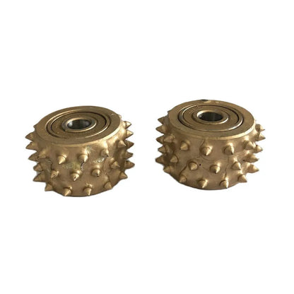 Diamond Tools Bush Hammer Wheel For Granite Marble Litchi Surface And For Exterior Tiles And Floor Stone 2 PCS