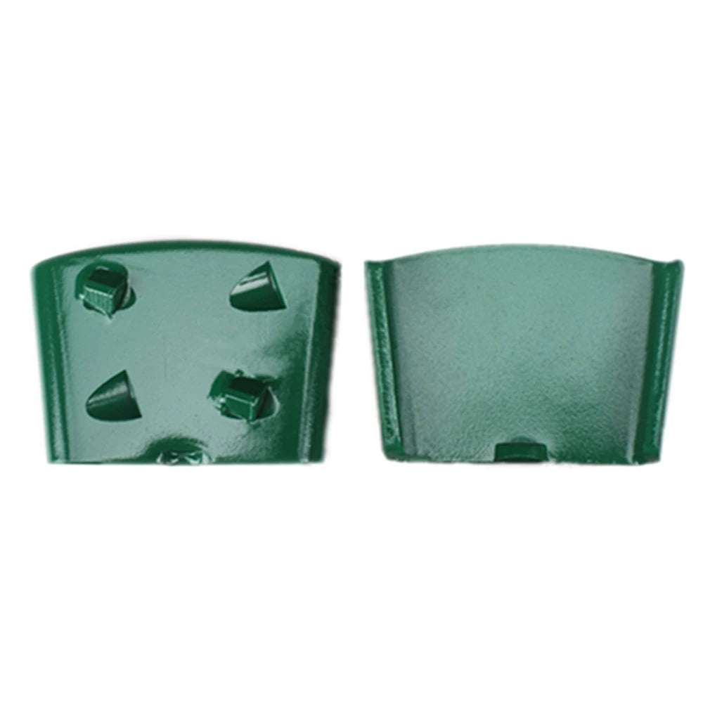 REX Super Type Polycrystalline Diamond  HTC  Quick Lock PCD Segments - Two Quarter Grinding Shoes for Concrete Floor Polishing 9PC