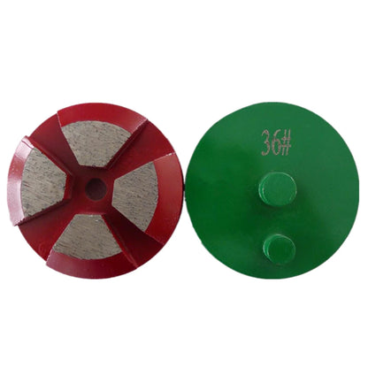 Get Smooth  Polished Floors Two Pins Quick Lock Concrete Floor Grinding Pads Diamond Disc with Four Segments for Rough 9PCS
