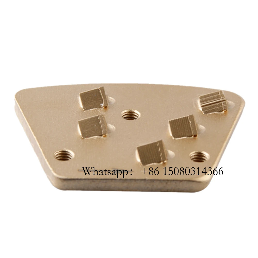 Five Quarter PCD Segment For Blastrac Grinders Concrete Wall Grinding Tools Cement Terrazzo Floor Preparation 12PCS