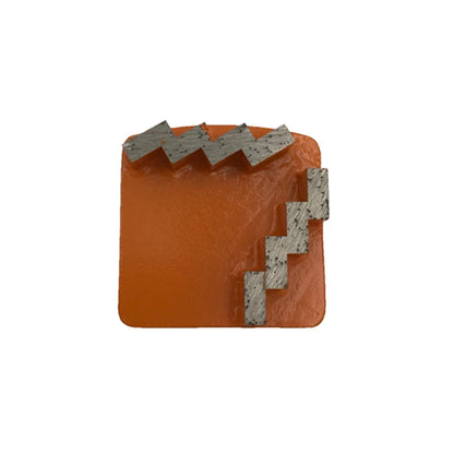 Husqvarna Diamond Grinding Shoes Husqvarna Redi Lock Diamond Grinding Disc  Concrete Shoes With Two Zigzag Segments For Terrazzo 9PCS