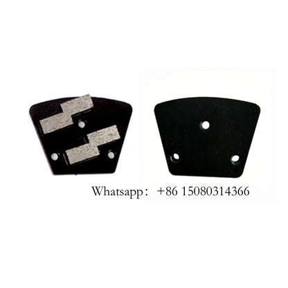 ASL Diamatic Blastrac Grinding Segment M6 Thread Holes ASL Trapezoid Double Bar Diamond Disc For CPS Grinder 12PCS