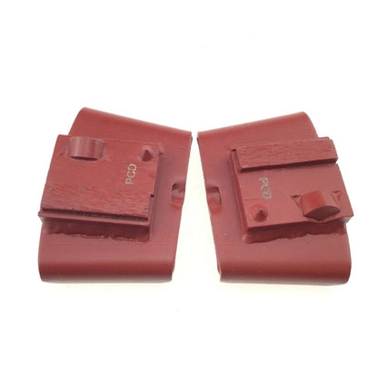 Medium Bond Diamond Alloy PCD Floor Grinding Shoes HTC EZ Type Quick Lock Concrete Segments for Epoxy Removal 12PCS