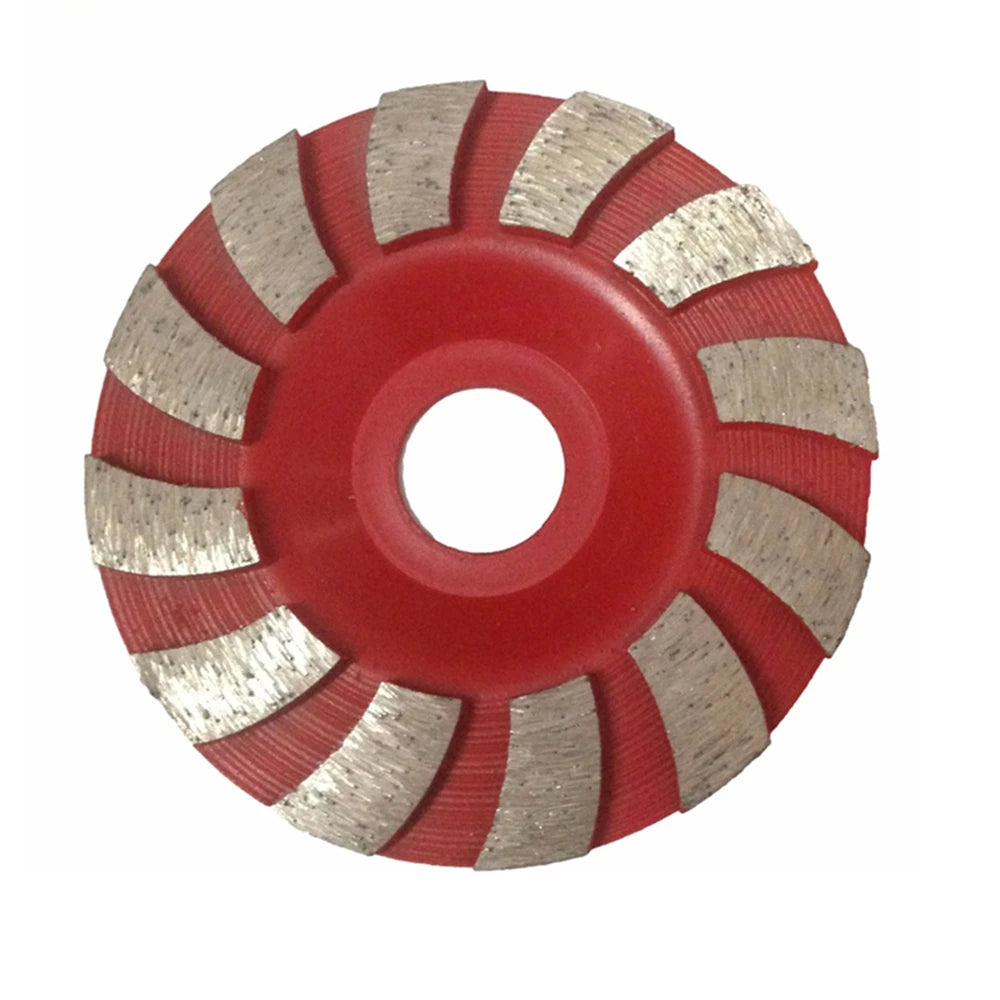 9PCS Diamond Grinding Disc Set for Concrete, Granite and Marble- 3 Inch Turbo Row Segmented Disc with 4 Stone Pads