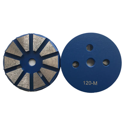 Efficient Grinding with Universal Metal Bond Diamond Disc for Concrete and Terrazzo Floors  3 inch Floor Pads Set of 9 PCS