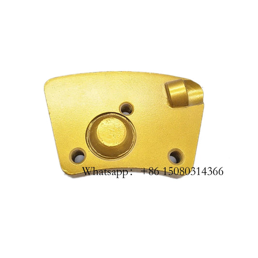 Top Quality One Full PCD Tipped Diamond Grinding Shoes Blastrac M6 Screw Holes Blank Clockwise Pads 12PCS