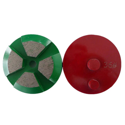 Get Smooth  Polished Floors Two Pins Quick Lock Concrete Floor Grinding Pads Diamond Disc with Four Segments for Rough 9PCS