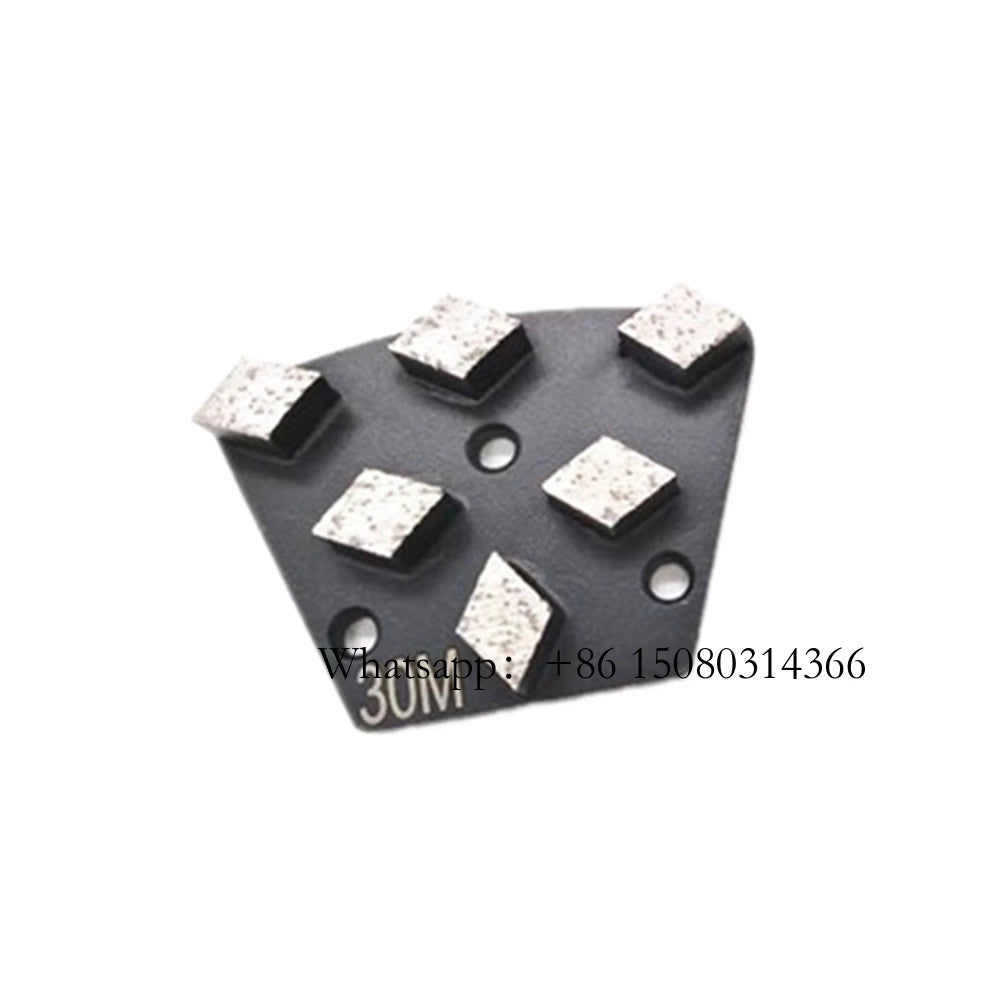 ASL  Blastrac Trapezoid Concrete Grinding Tools Six Rhombus Segments Diamond Abrasive Disc For ASL Grinder 12PCS