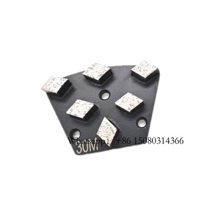 ASL  Blastrac Trapezoid Concrete Grinding Tools Six Rhombus Segments Diamond Abrasive Disc For ASL Grinder 12PCS