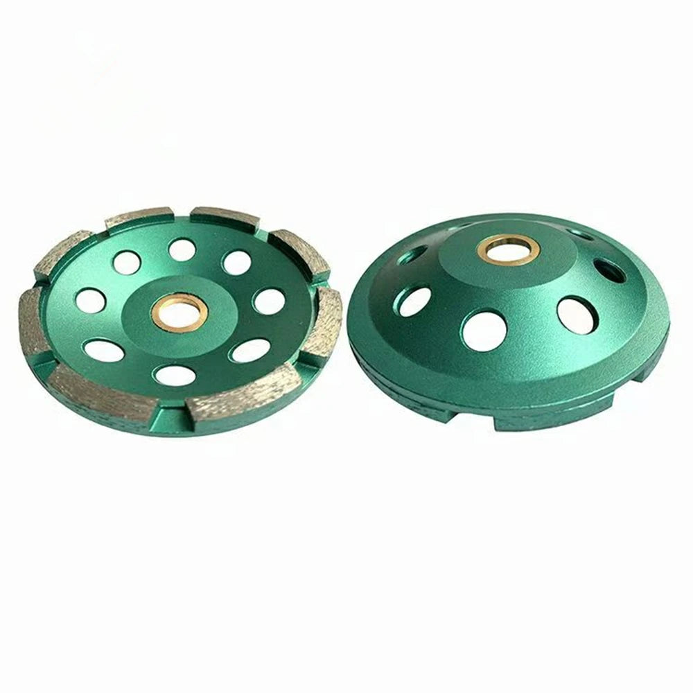 Upgrade Your Concrete Renovation Game with Our Single Row Segmented Diamond Grinding Cup Wheel Angled for Angle Grinders 9PCS