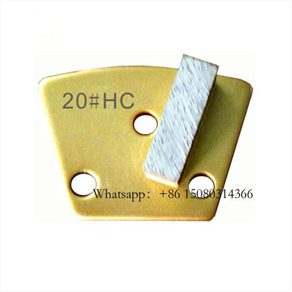 Single Bar Grinding Segment 40X12X12mm Diamond Block Blastrac Concrete Polishing Pads For Terrazzo Floor 12PCS