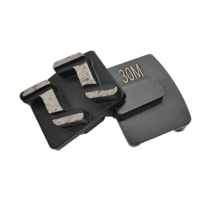 Husqvarna Diamond Grinding Shoes Metal Bond Grinding Disc Z Shape Segments  Redi Lock Diamond Concrete Shoes For Floor 9PCS