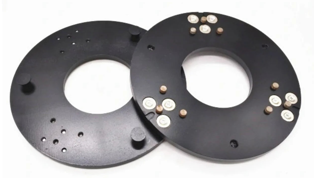 9.6'' Klindex Diamond Quick Change Adapter Plate Driver Disk 240mm Carrier Holder for Trapezoid Grinding Pad Shoe Block Grinder