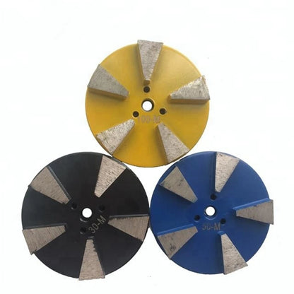 Diamond Grinding Cup Wheel 3 Inch Concrete Pads With Five Segments For Terrazzo and Concrete Floor Polishing 9PCS