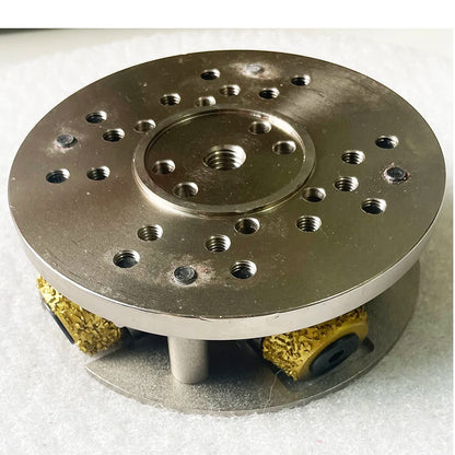 150mm Abrasive Tool Bush Hammer Alloy Litchi Roller Lychee Roller For Grinding And Polishing Stone Marble Granite Concrete Floor