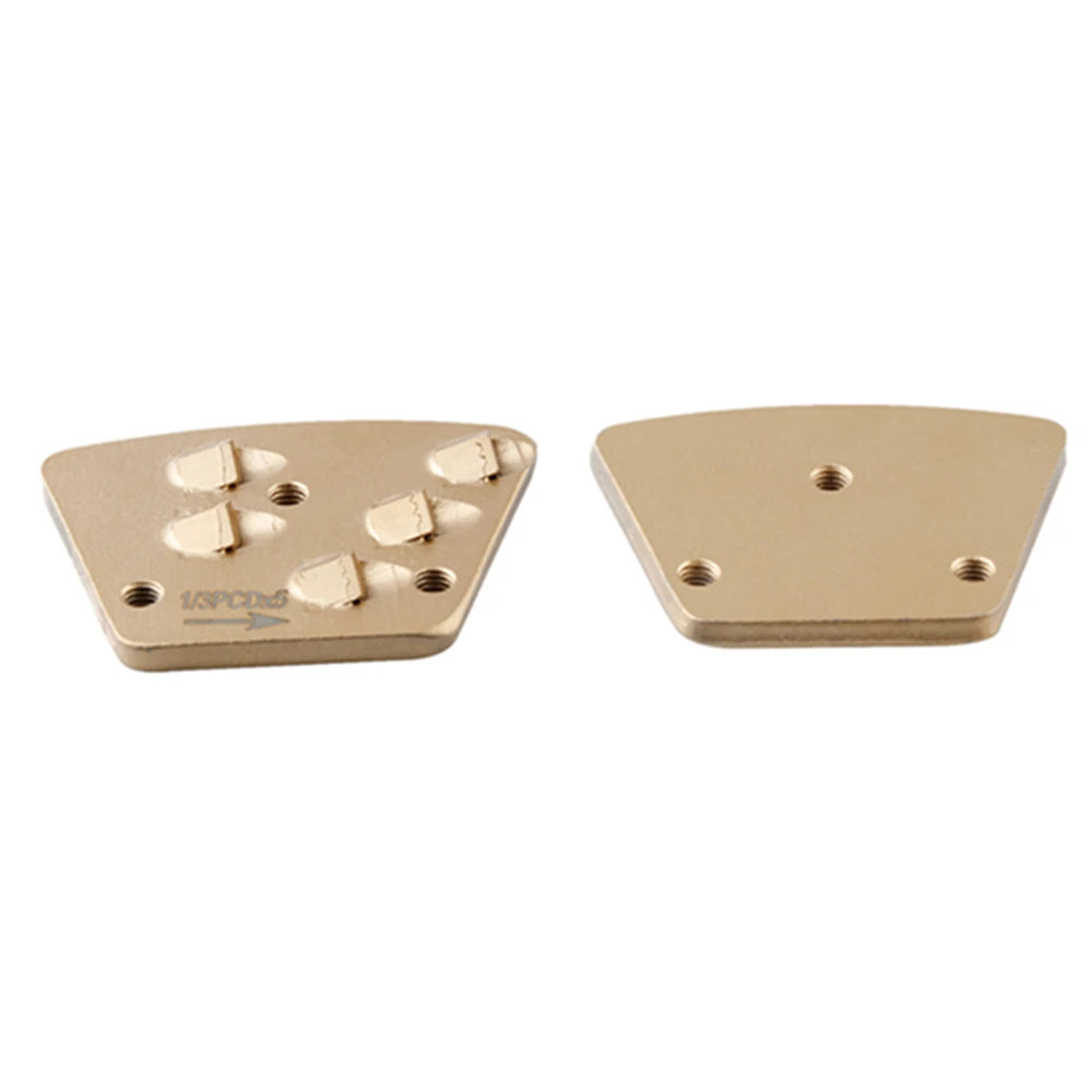 Blastrac PCD Scraper Grinding Shoes  Aggressive Epoxy Coating Removal with One Third Segment Floor Surface Rips Scrapes 9PCS