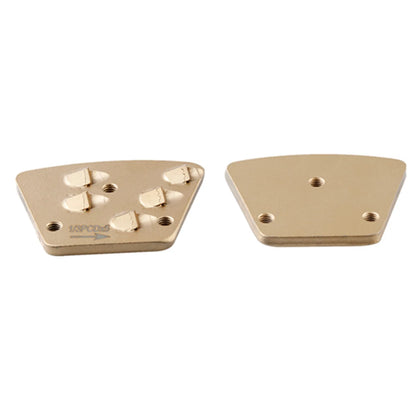 Blastrac PCD Scraper Grinding Shoes  Aggressive Epoxy Coating Removal with One Third Segment Floor Surface Rips Scrapes 9PCS