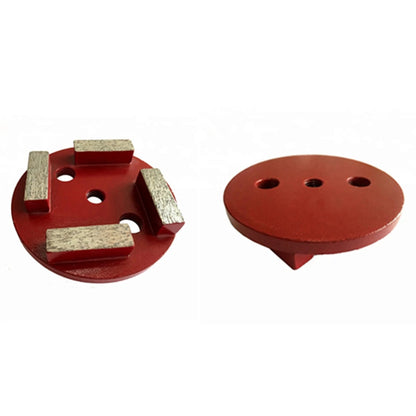4 inch Diamond Grinding Disc with Center Screw Hole - 9PCS Aggressive Concrete Grinding Plates Perfect for Floor Polishing