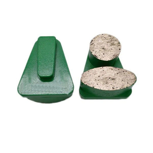 Husqvarna /Scanmaskin   Diamond Grinding Discs with Round and Oval Segments for   Concrete Floor Polishing 9PCS