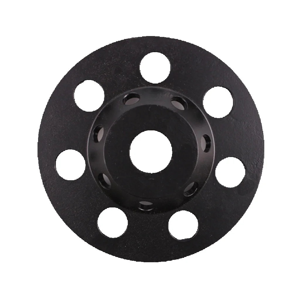 9PCS 5-Inch Diamond Metal Grinding Disc with Hard Bond and Seven Arrow Abrasive Segments for Concrete - Diameter 125mm