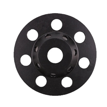 9PCS 5-Inch Diamond Metal Grinding Disc with Hard Bond and Seven Arrow Abrasive Segments for Concrete - Diameter 125mm