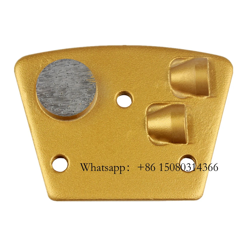 Counterclockwise Abrasive PCD Block Diamatic Blastrac Trapezoid Pads Two Dovetail Disc For Mastic Removal 12PCS