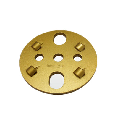 9 PCS Four Quarter PCD Metal Bond Diamond Grinding Disc - 4 Inch Concrete Floor Pad for Efficient Removal of Thick Epoxy Coating