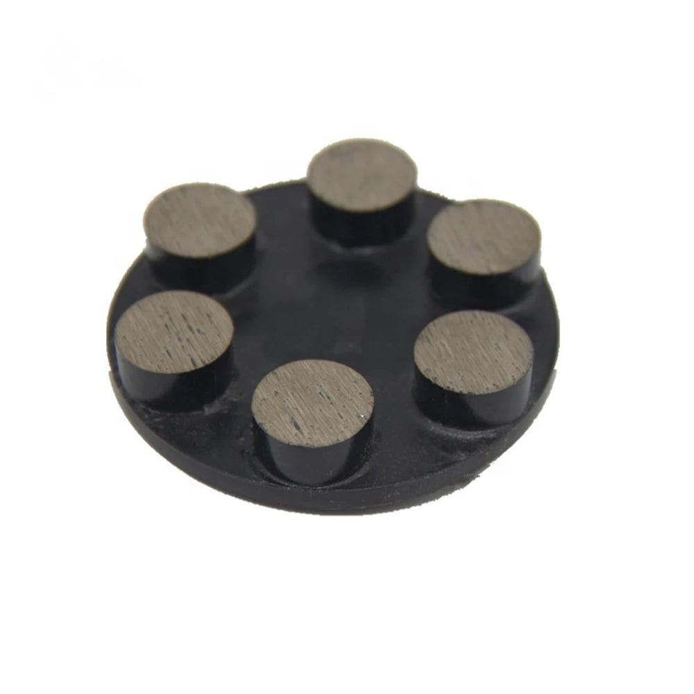 Diamond Grinding Disc 9PC Metal Bond Concrete Disk for Floor Grinder Tools with Six Round Grinding Bars