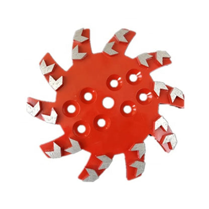 10 Inch Universal Diamond Grinding Disc with Hard Bond for Concrete Floor, Medium Grit 36, and Floor Polishing Pads 3 PCS