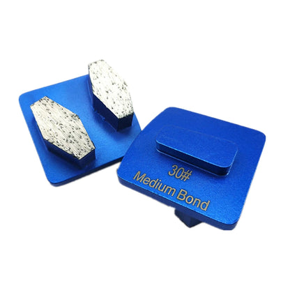Husqvarna Redi Lock Series Concrete Floor Grind Segments Husqvarna Metal Polishing Head Hexagonal Bars Diamond Abrasive Tools 12PCS