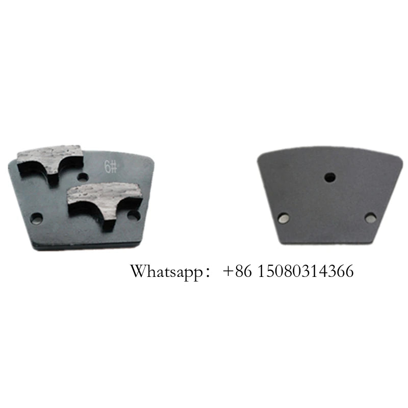 ASL  Keller Diamond Tools Blastrac Rough Metal Grinding Plate ASL Concrete Pads With Double T Shape Segments 12PCS