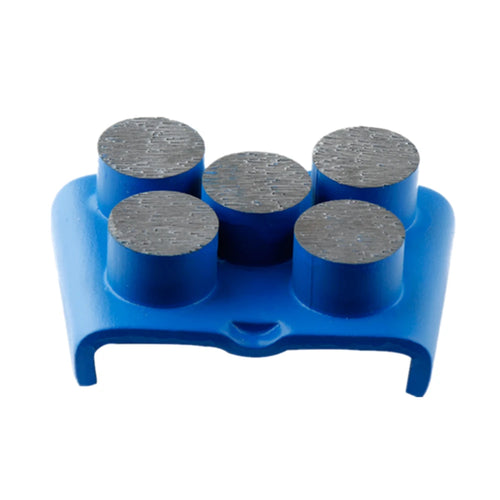 Concrete Grinding Wheel Extra Hard Bond,Long Lifespan Quick HTC  EZ Lock Diamond Metal Polishing Pads Five Round Bars 9PCS