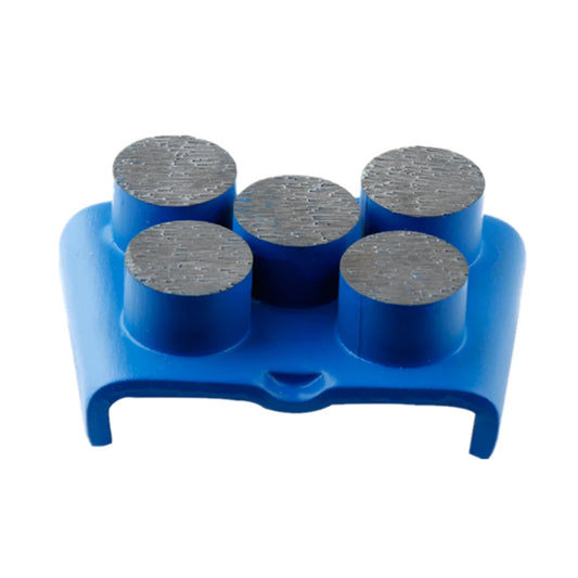 Concrete Grinding Wheel Extra Hard Bond,Long Lifespan Quick HTC  EZ Lock Diamond Metal Polishing Pads Five Round Bars 9PCS
