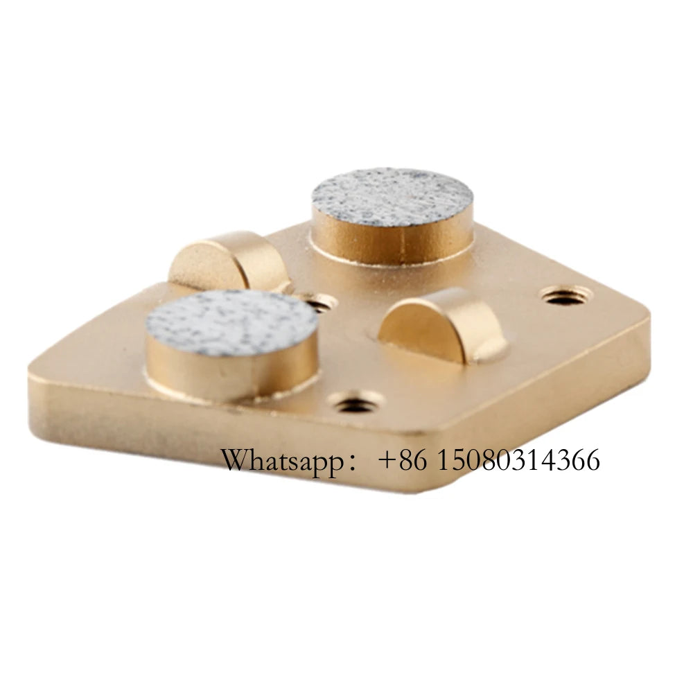 Glue Coating Removing Concrete Floor PCD Disc Blastrac Metal Epoxy Flooring Tools Two Round Bars Grinding Segments 12PCS
