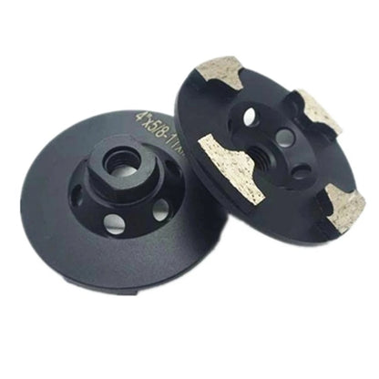 9PCS Diamond Grinding Disc Set for Concrete Floor - 4/5/6/7 Inch Hard Bond  with T Shape Segments and M14 Screw for Angle Grinde