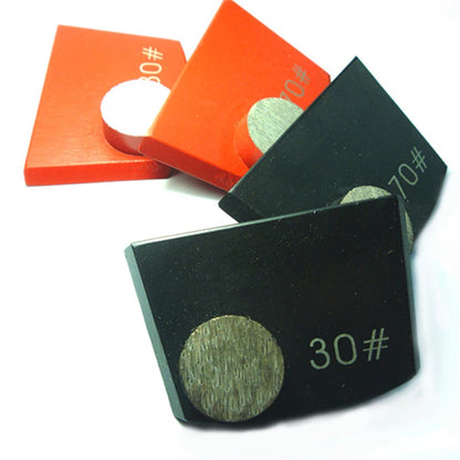 Lavina Quick Lock Grinding Plates Trapezoid Diamond Shoes polishing discs for efficient surface polishing 9PCS