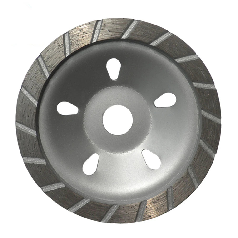 Abrasive Tools 4 Inch Sintered Diamond Grinding Cup Wheel 5 Continuous Rim Turbo Disc  Angle Grinder 9PCS  Efficient  Performanc