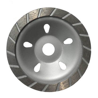 Abrasive Tools 4 Inch Sintered Diamond Grinding Cup Wheel 5 Continuous Rim Turbo Disc  Angle Grinder 9PCS  Efficient  Performanc