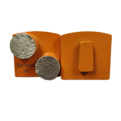 Husqvarna Quick Lock Insert Husqvarna Concrete Floor Grinding Segments With Two Round Bars 9PCS