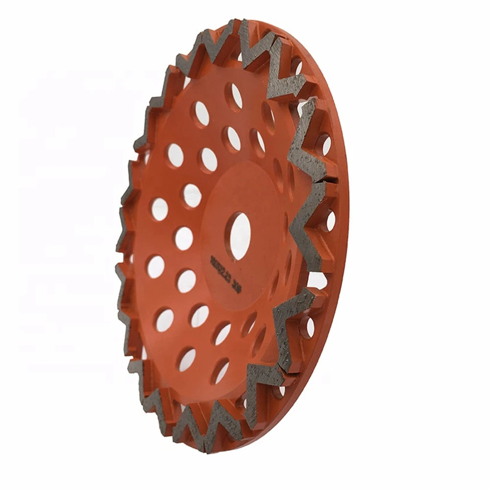 High Sharpness Diamond Arrow Segments Grinding Head for Concrete Plates Floor Disc, 7 Inch, with Metal Bonded Bars - 3PCS