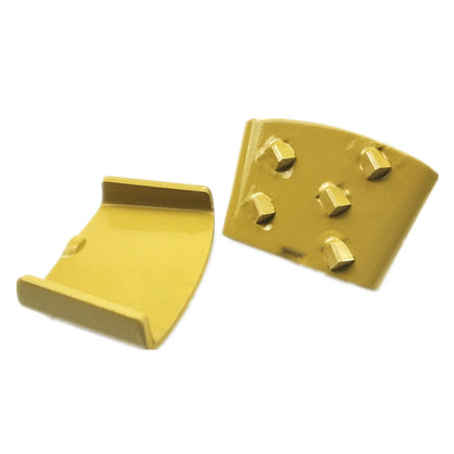 Soft Metal Bond PCD Grinding Scraper Epoxy Resin  Hard Concrete, Removing Glue Coating  Five One Third  HTC  EZ Floor Pads 9PCS