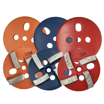 12PCS Rectangle Curved Segments Diamond Grinding Cup Wheel - Floor Polishing Disc for Rough Concrete and Terrazzo