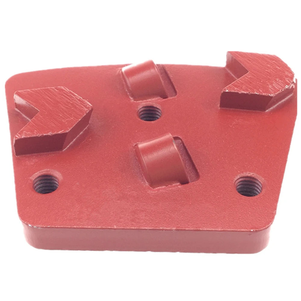 12PCS Blastrac Metal Bond Diamond Grinding Shoes with PCD Pads and Two Half Arrow Segments for Epoxy Coating Removal