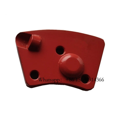 Top Quality One Full PCD Tipped Diamond Grinding Shoes Blastrac M6 Screw Holes Blank Clockwise Pads 12PCS