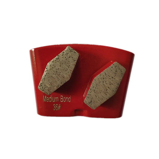 HTC EZ Change Diamond Grinding Pads Hexagonal Segmented Metal Grinding Pads for Concrete Wall Surface Preparation 9PCS
