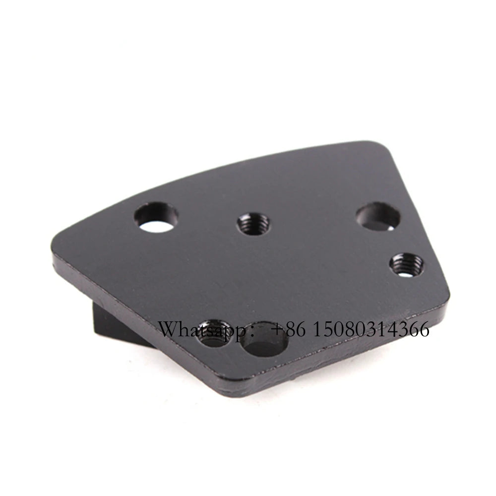 ASL Blastrac Grinding Segments Trapezoid Six Holes Blank M6 Thread Connection Klindex Shoes For ASL Grinder 12PCS