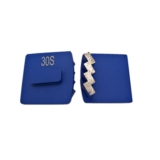 Husqvarna Diamond Grinding Shoes Redi Lock Diamond Grinding Shoes - Single Zigzag Segment - 9PCS - for  Concrete Floor Renovation