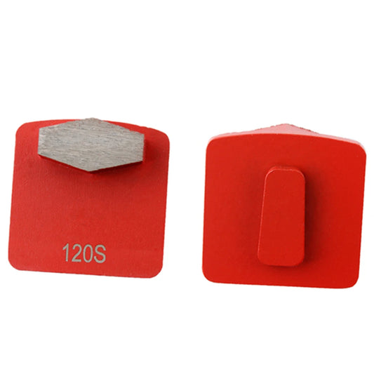 Husqvarna Diamond Concrete Terrazzo Floor Grinding Segments Husqvarna Metal Block Single Hexagonal Bar Disc 12PCS